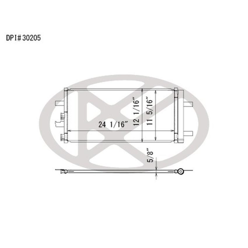 KOYORAD CD421392 Koyorad A/C Condenser CD421392
