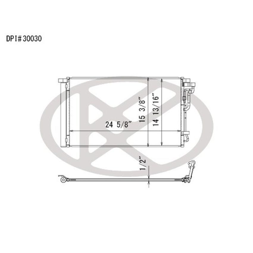 KOYORAD CD811391 Koyorad A/C Condenser CD811391