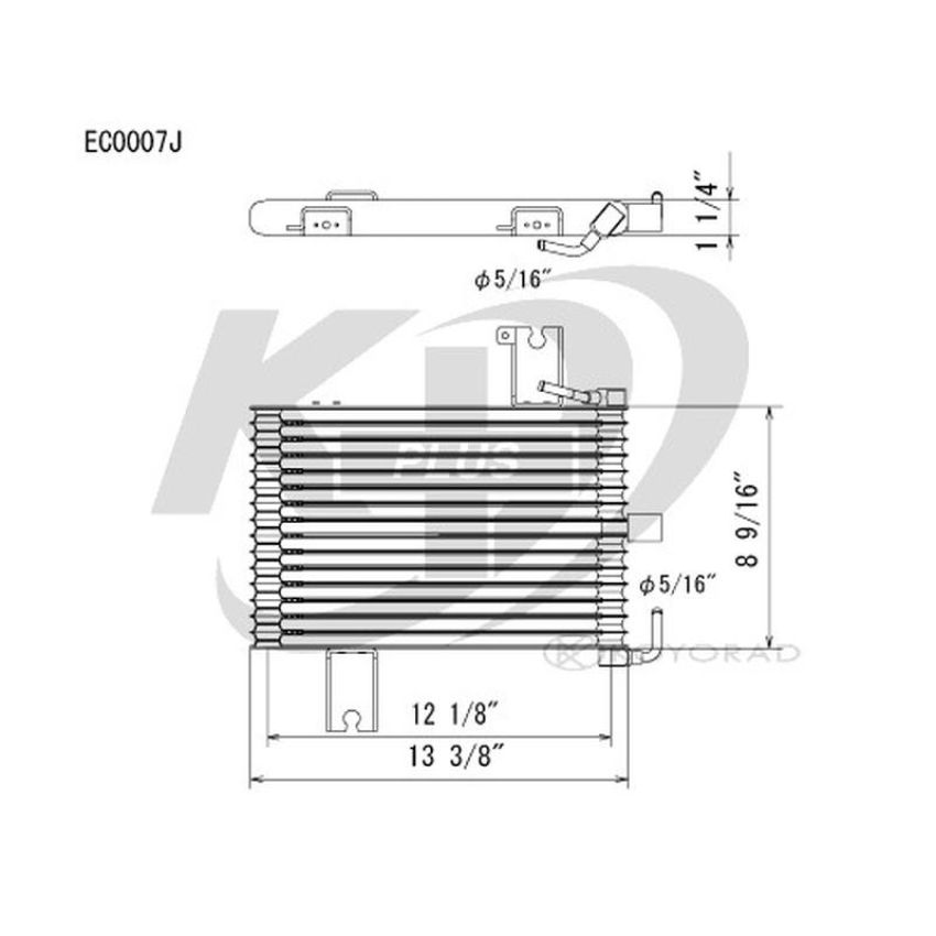 KOYORAD EC0007 Koyorad Automatic Transmission Oil Cooler EC0007