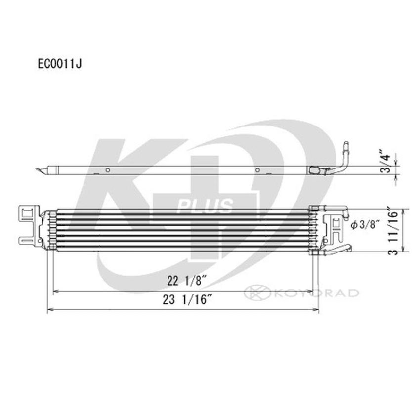 KOYORAD EC0011 Koyorad Automatic Transmission Oil Cooler EC0011