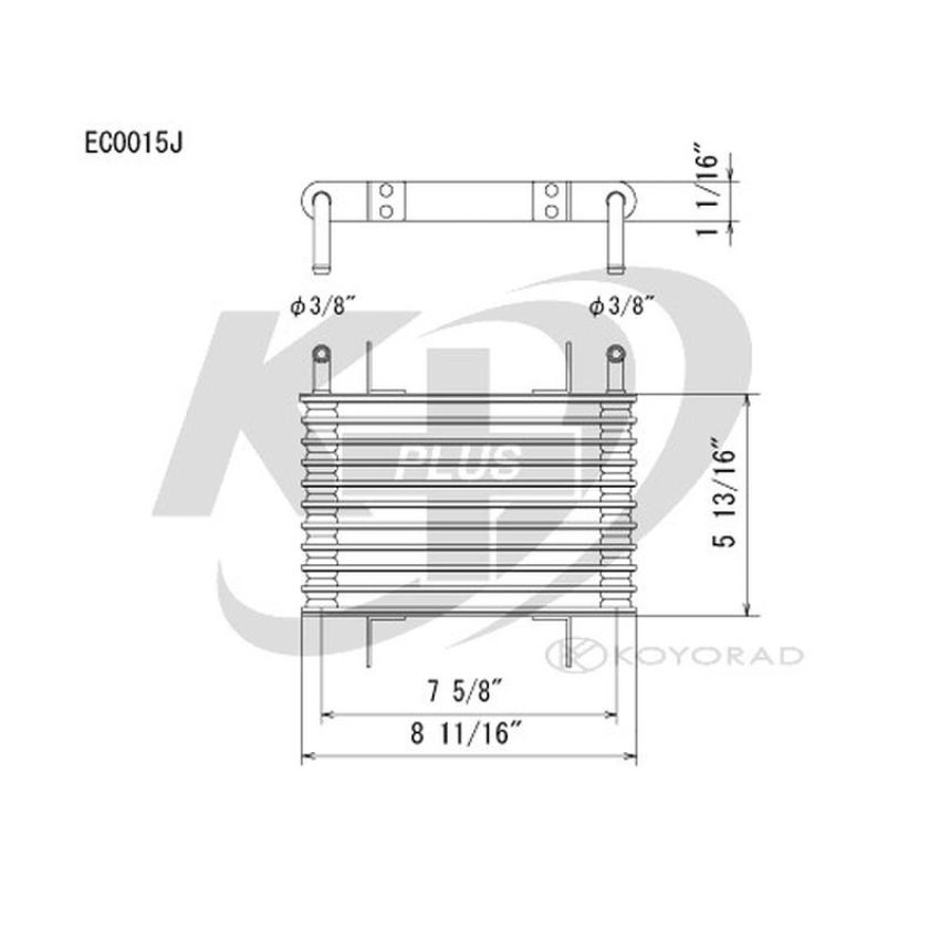 KOYORAD EC0015 Koyorad Automatic Transmission Oil Cooler EC0015