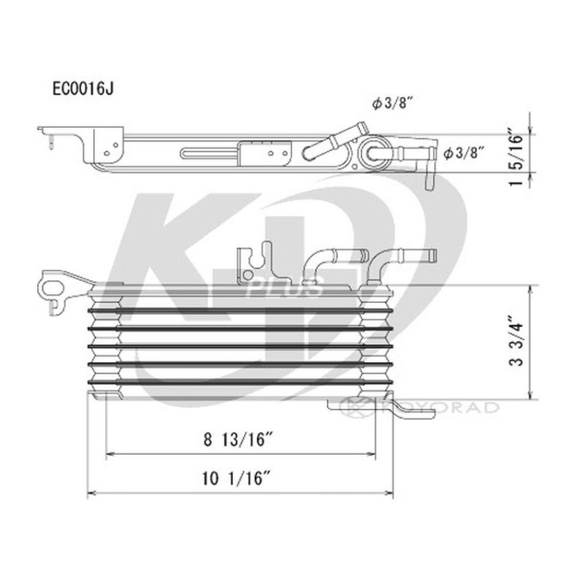 KOYORAD EC0016 Koyorad Automatic Transmission Oil Cooler EC0016