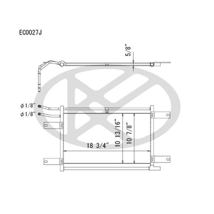 KOYORAD EC0027J Koyorad Automatic Transmission Oil Cooler EC0027J