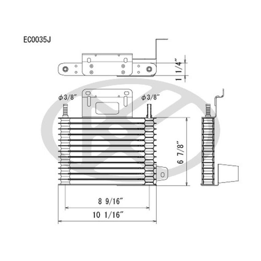 KOYORAD EC0035 Koyorad Automatic Transmission Oil Cooler EC0035