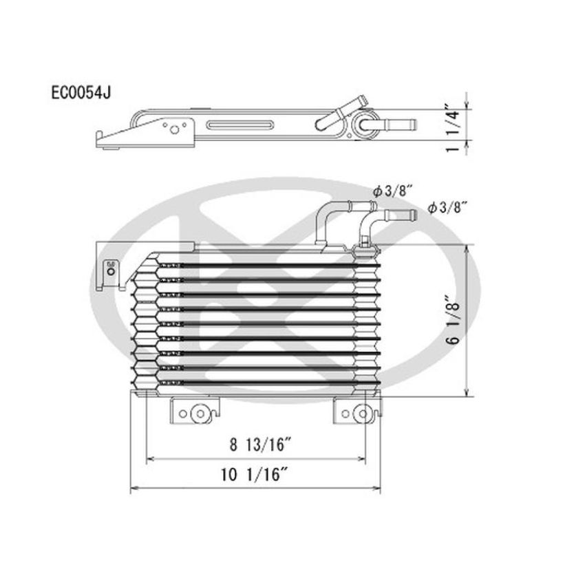 KOYORAD EC0054 Koyorad Automatic Transmission Oil Cooler EC0054