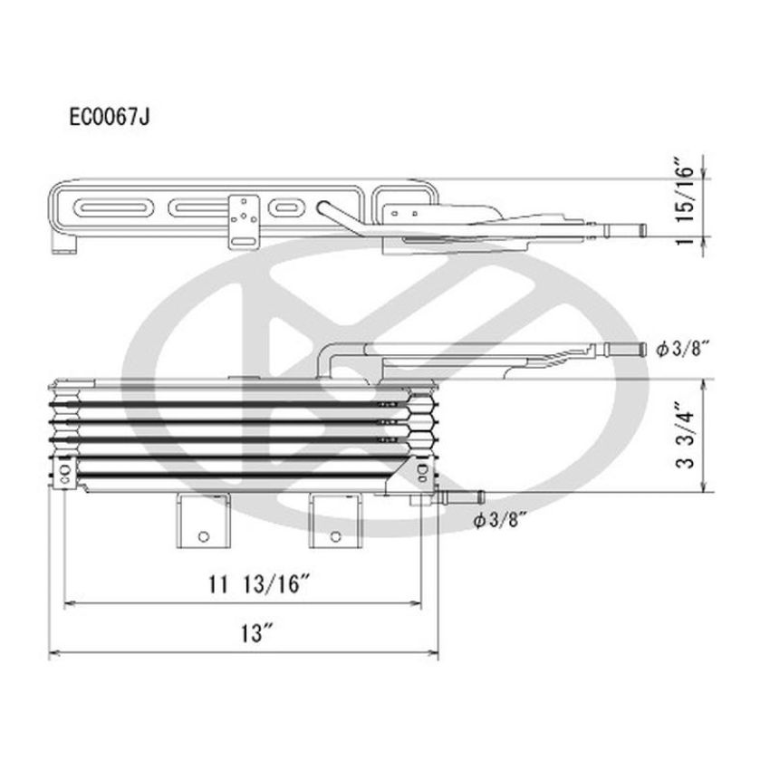 KOYORAD EC0067 Koyorad Automatic Transmission Oil Cooler EC0067