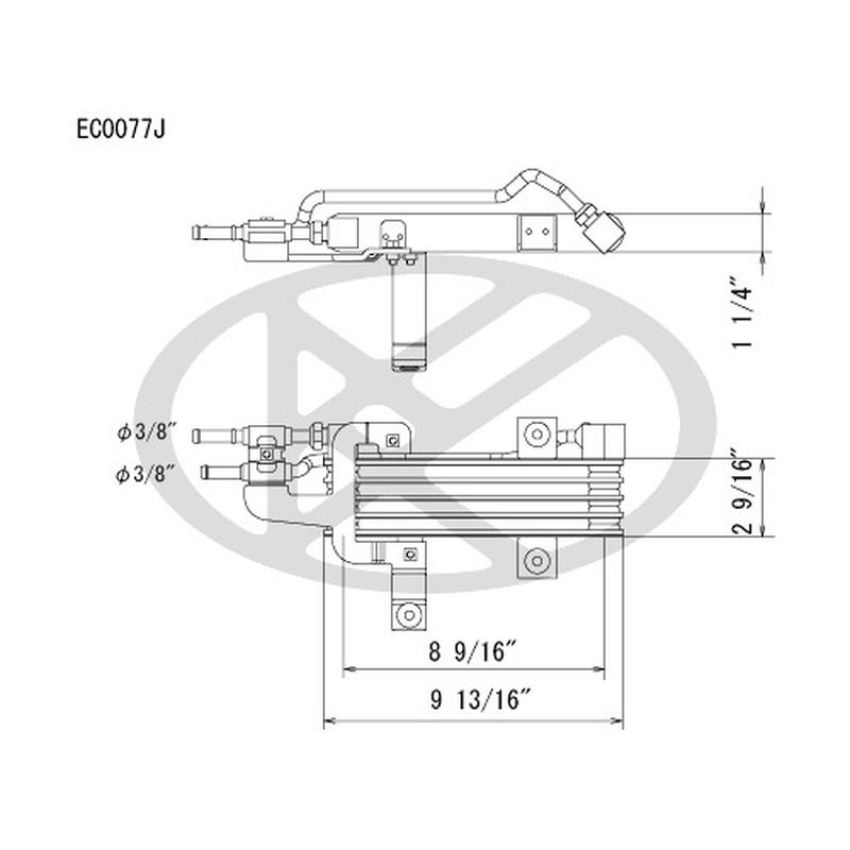 KOYORAD EC0077 Koyorad Automatic Transmission Oil Cooler EC0077