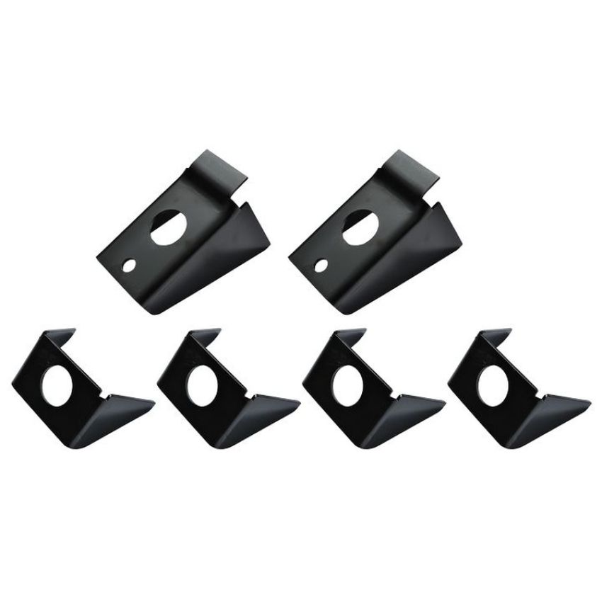 BODY MOUNT; FRAME SIDE; 6 PIECE; CONTAINS 2 FRT; 4 INTERMEDIATE MOUNTS; YJ WRANG