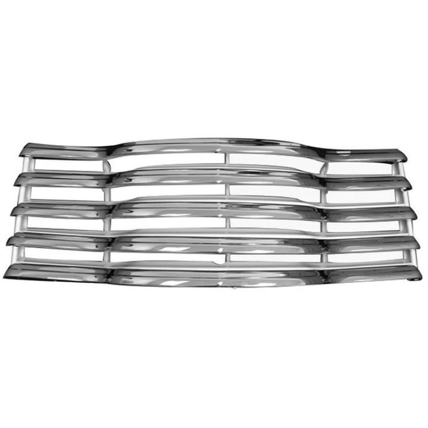 GRILLE ASSY; CHROME/PTD BLK; W/ REAR BRACKET; CHEVROLET PICKUP 47-53