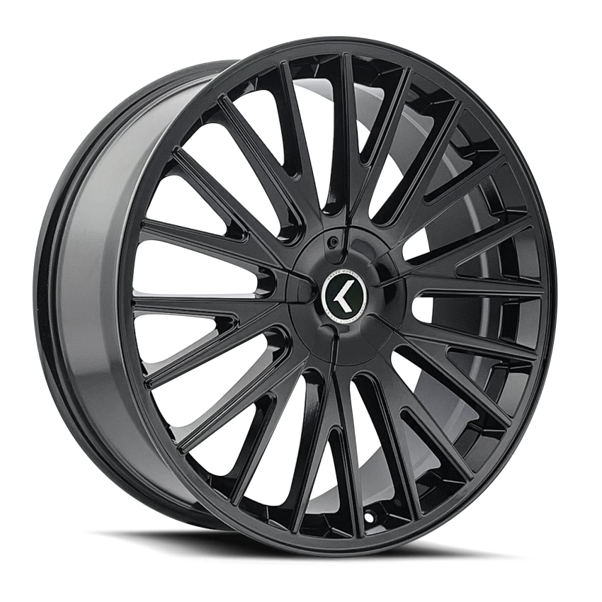 Kraze Wheels KR18522804B38 DOUBLE DOWN (KR185) GLOSS BLACK