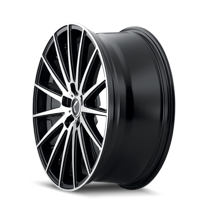 Kraze Wheels KR1918812BM40 191 (191) BLACK/MACHINED FACE
