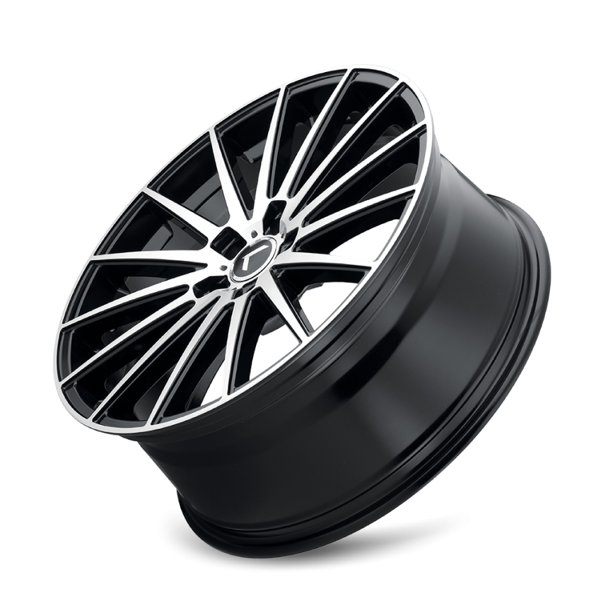 Kraze Wheels KR1918812BM40 191 (191) BLACK/MACHINED FACE