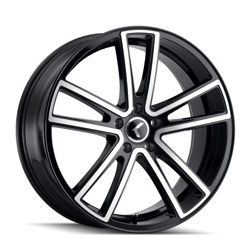Kraze Wheels KR1908864BM40 190 (190) GLOSS BLACK MACHINED