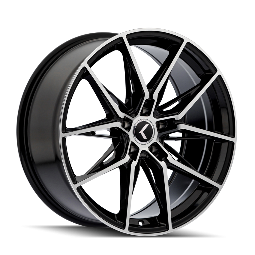 Kraze Wheels KR1962945BM35 EVOLVE (KR196) GLOSS BLACK MACHINED
