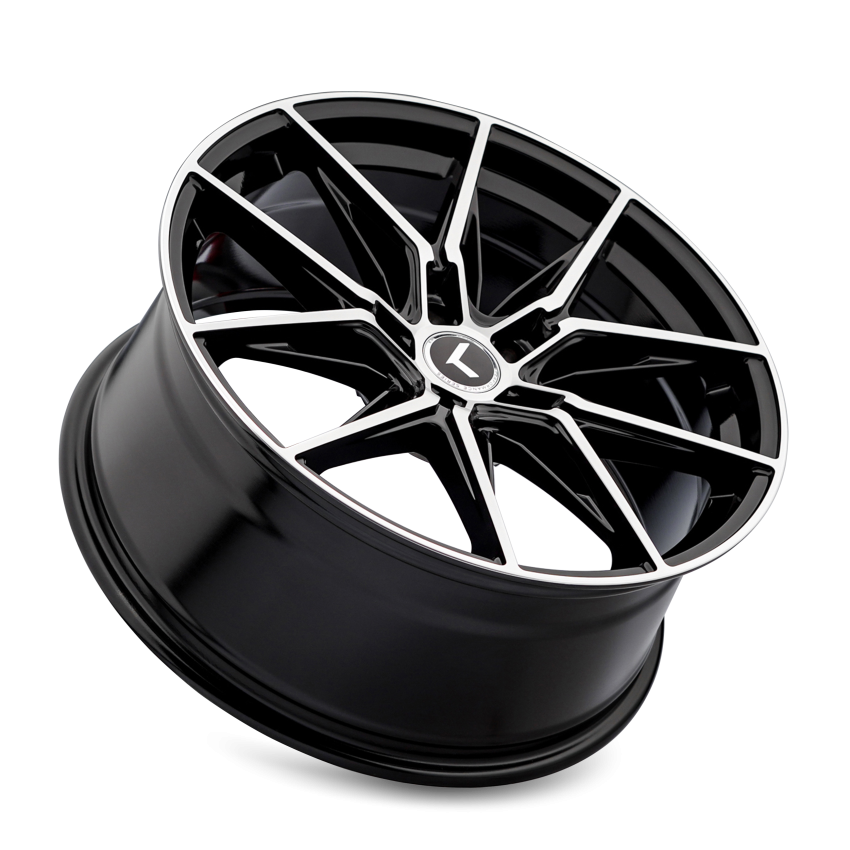 Kraze Wheels KR1962945BM35 EVOLVE (KR196) GLOSS BLACK MACHINED