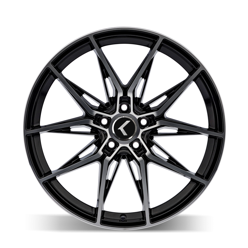 Kraze Wheels KR1962945BM35 EVOLVE (KR196) GLOSS BLACK MACHINED