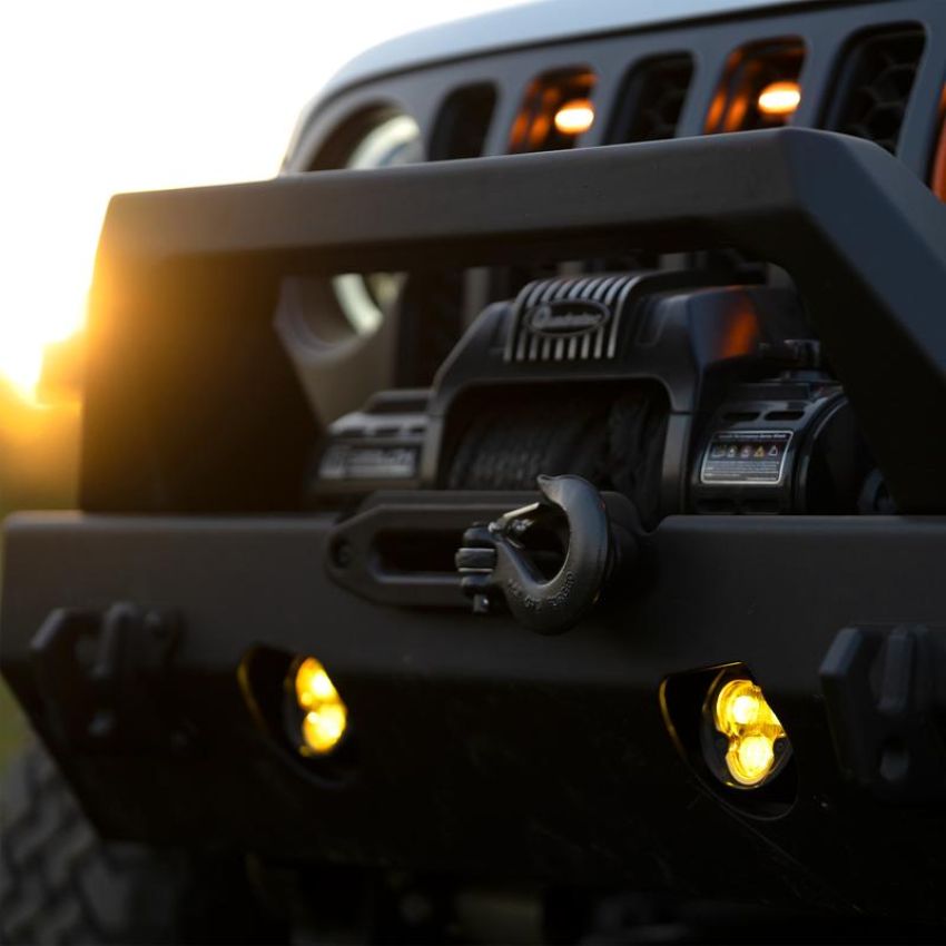 KC HiLiTES 97147 KC FLEX ERA 3 LED DM SAE FOG 2-LIGHT MSTR KIT 10-24 JEEP JK JL JT AFTERMARKET