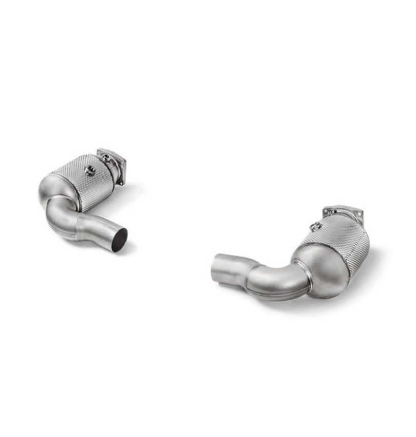 Akrapovic L-PO/SS/2H Link Pipe Set w Cat (SS)