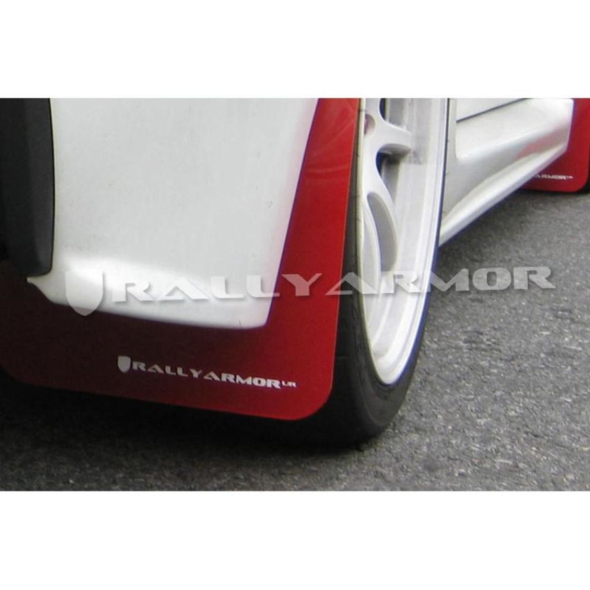 Rally Armor MF8-UR-RD/WH Red Mud Flap/White Logo