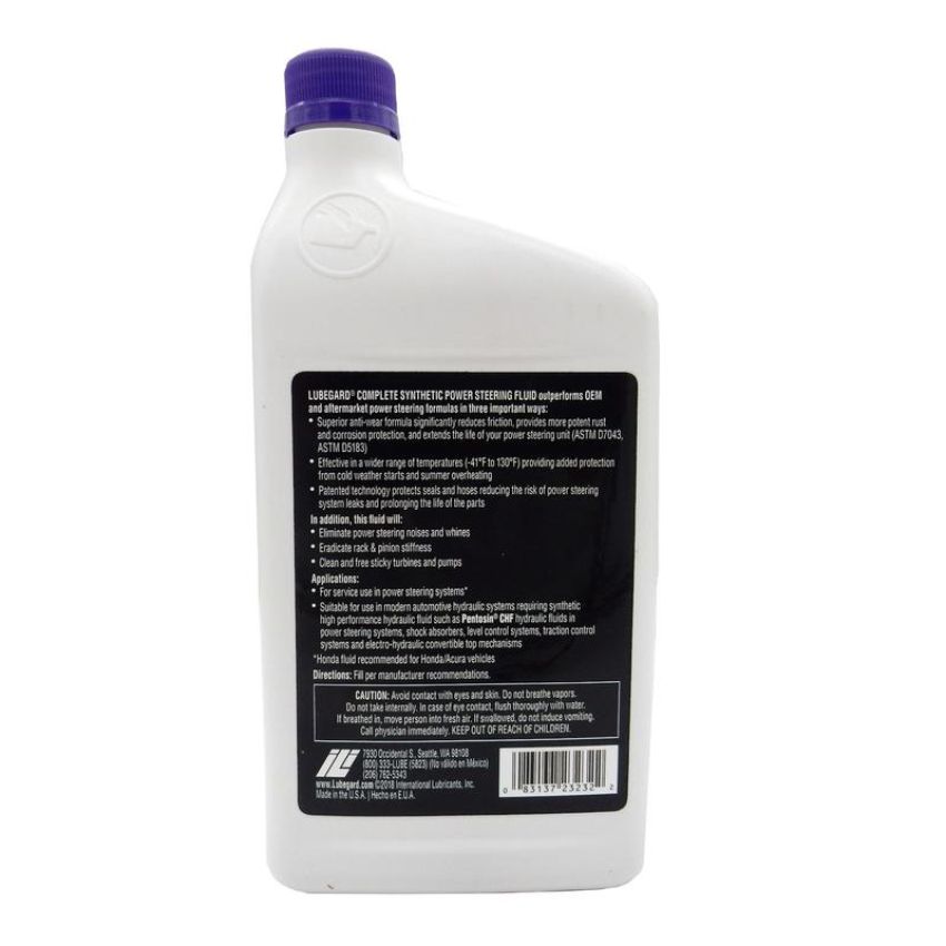 LUBEGARD 23232 Lubegard COMPLETE Synthetic Power Steering Fluid - 32oz