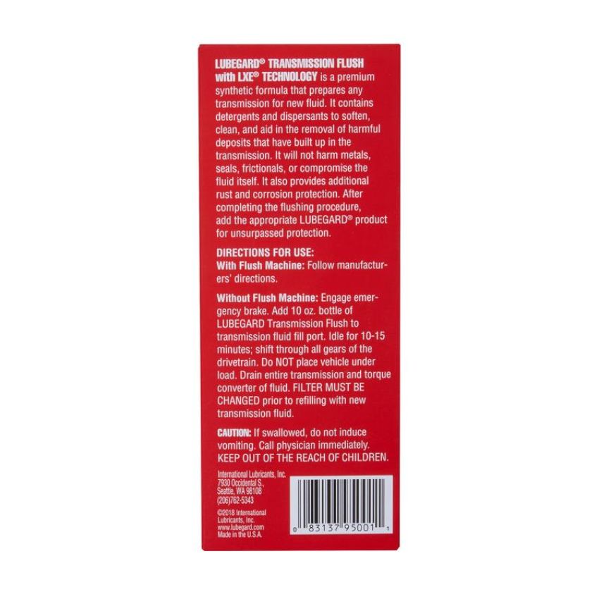 LUBEGARD 95001 Lubegard Transmission Flush - 10 oz.