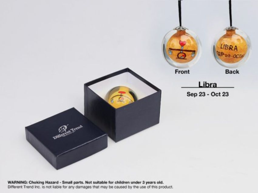 Different Trend Spectrum Edition 40mm Libra Crystal Mirror Hanger DT-4030