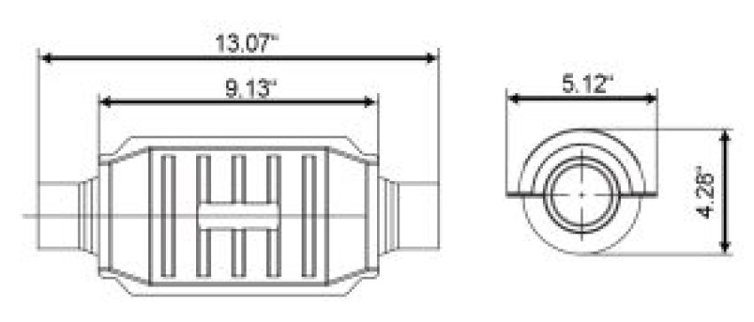 Different Trend Regular Catalytic Converters OBD II Epa Complant 234212