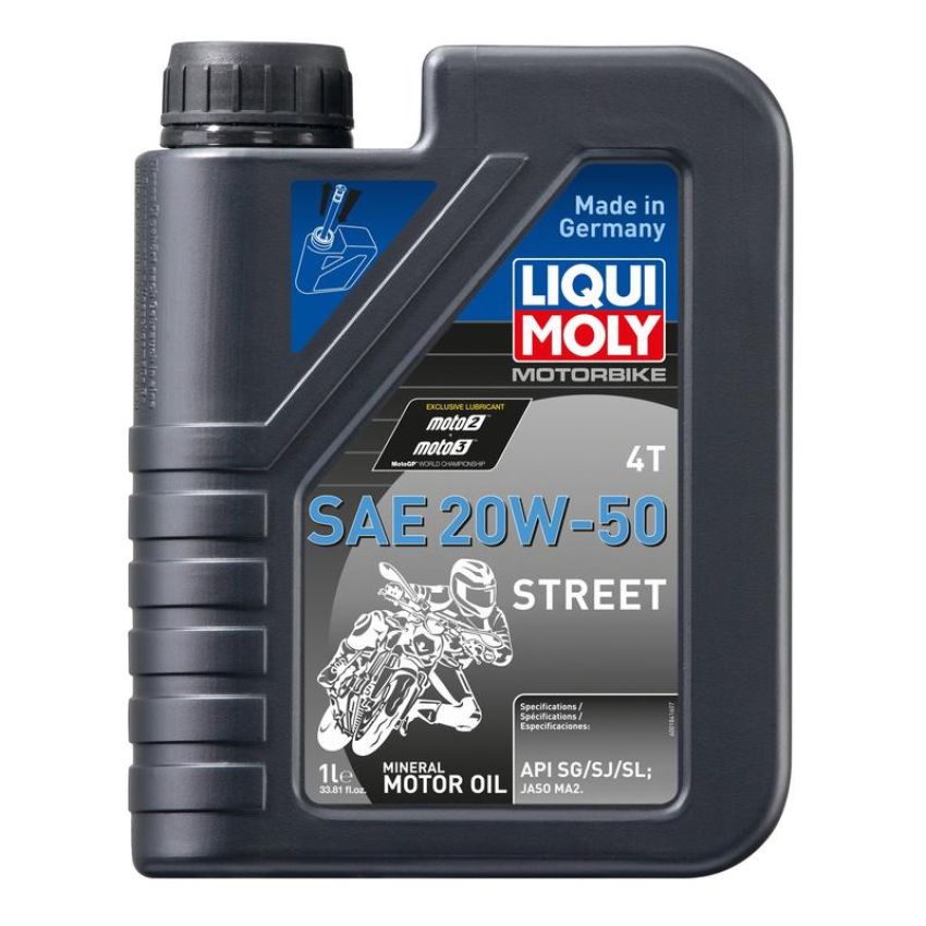LIQUI MOLY 20062 Motorbike 4T SAE 20W-50 Street