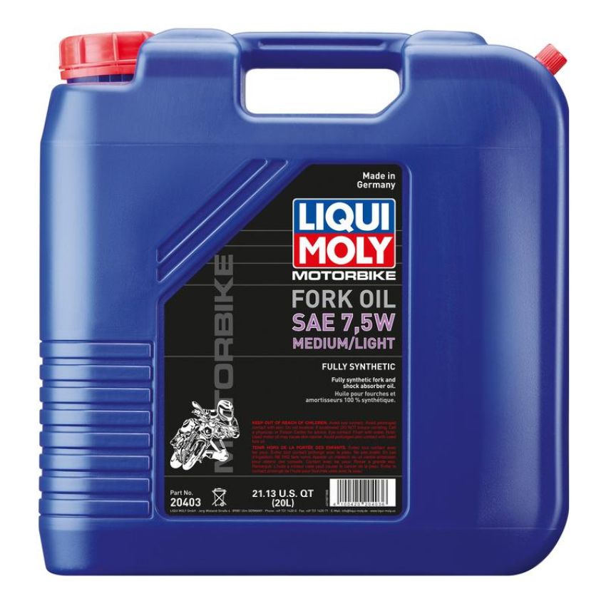 LIQUI MOLY 20403 Motorbike Fork Oil SAE 7,5W medium/light