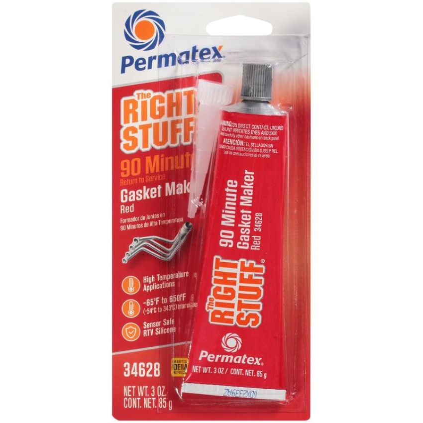 PERMATEX 34628 Permatex® The Right Stuff® Red 90 Minute Gasket Maker 3OZ