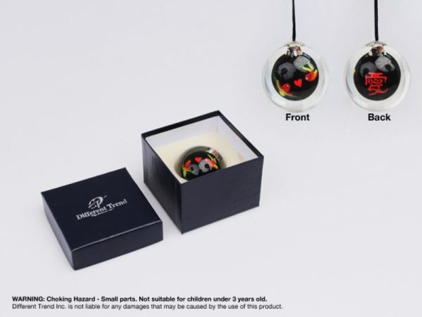 Different Trend 40mm Love Birds Crystal Mirror Hanger DT-4047