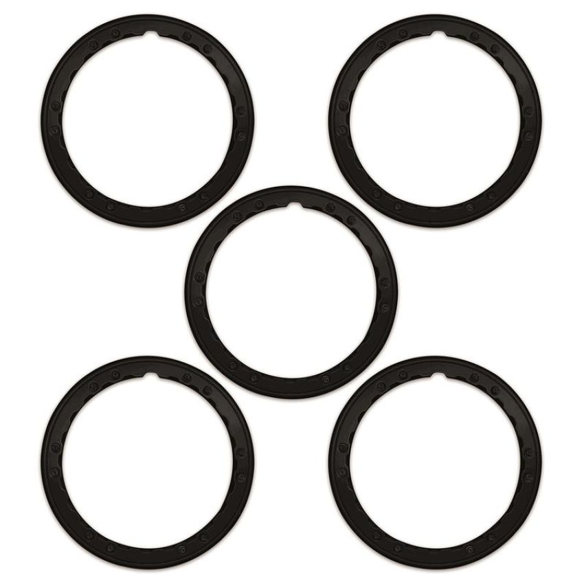 Ford Racing M-1021K-BLB 2021-2025 Bronco Beadlock Trim Ring Kit-Black