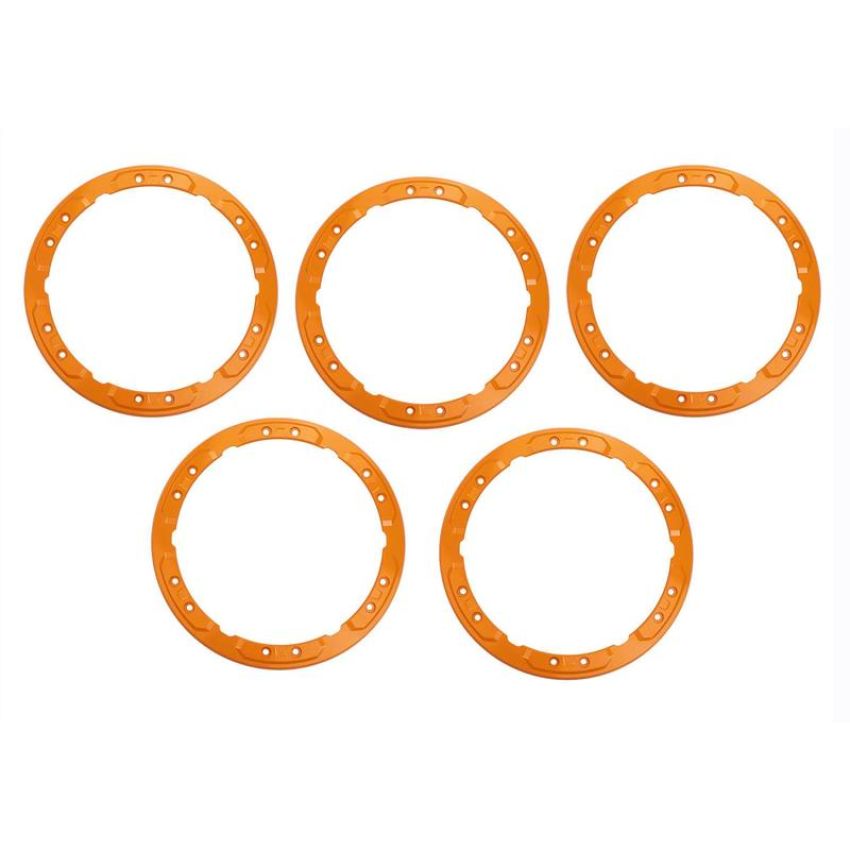 Ford Racing M-1021K-BLO 2021-2025 Bronco Beadlock Trim Ring Kit-Orange