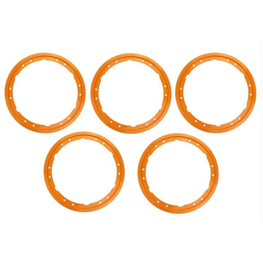 Ford Racing M-1021K-BLO 2021-2025 Bronco Beadlock Trim Ring Kit-Orange