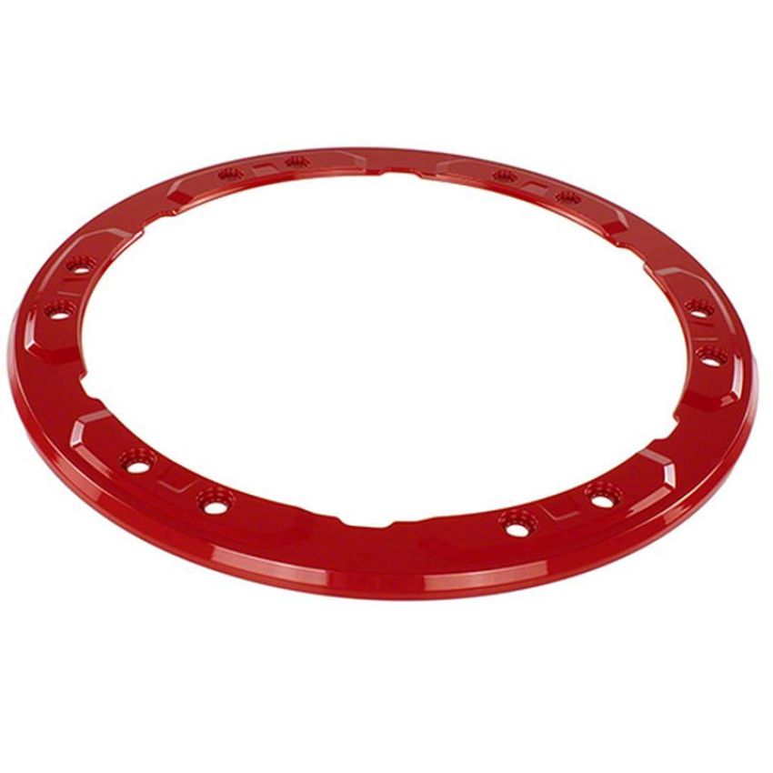 Ford Racing M-1021K-BLR 2021-2025 Bronco Beadlock Trim Ring Kit-Red