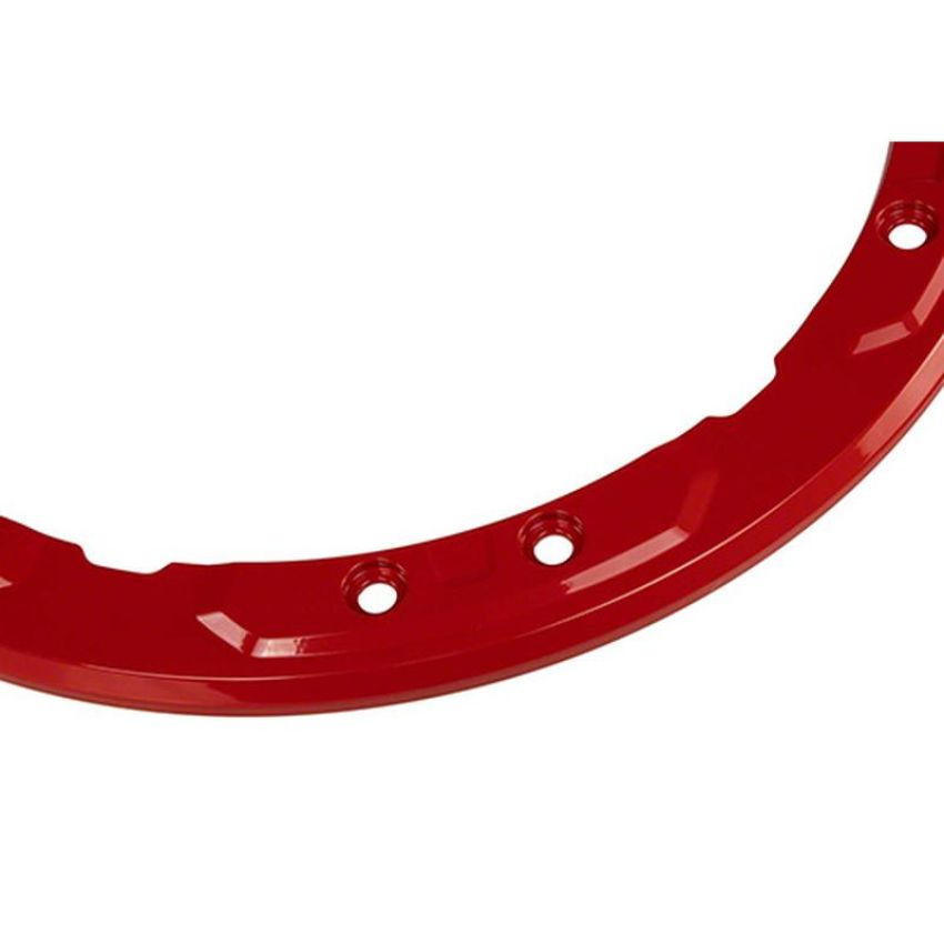 Ford Racing M-1021K-BLR 2021-2025 Bronco Beadlock Trim Ring Kit-Red