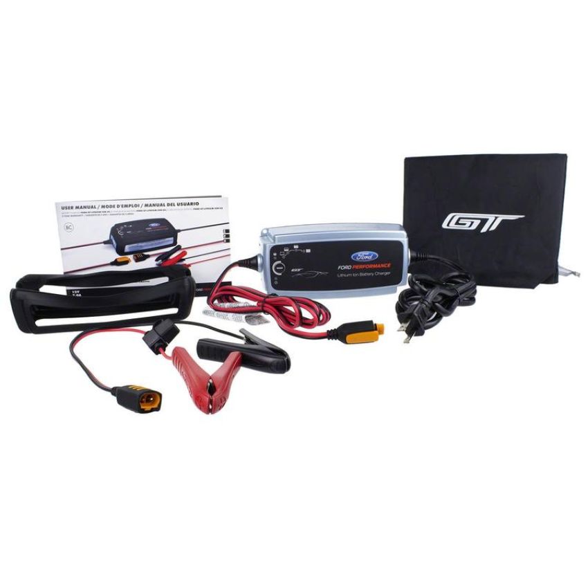 Ford Racing M-10665-A Ford GT Battery Charger/Maintainer Kit-US Spec