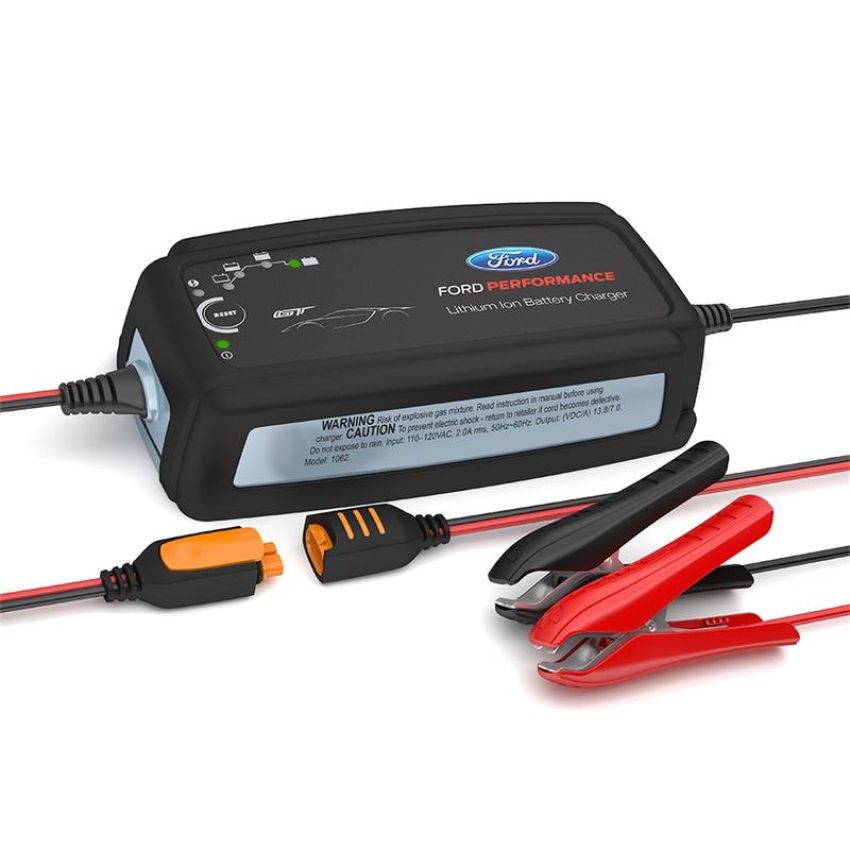 Ford Racing M-10665-A Ford GT Battery Charger/Maintainer Kit-US Spec