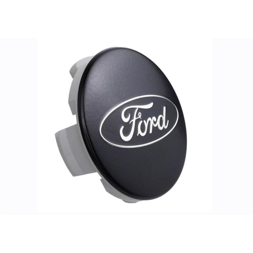 Ford Racing M-1096K-BCS Ford Car Black And Chrome Wheel Center Cap Kit-Satin