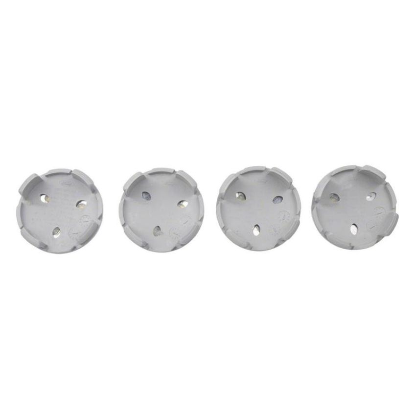 Ford Racing M-1096K-BCS Ford Car Black And Chrome Wheel Center Cap Kit-Satin