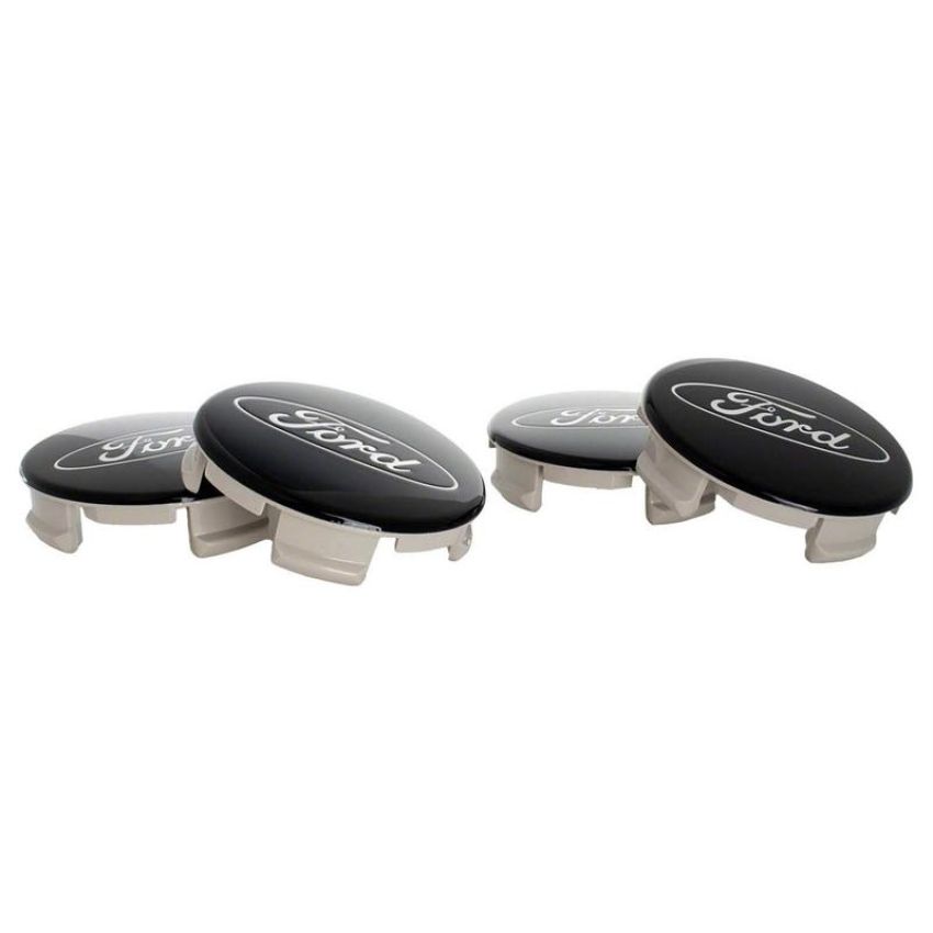Ford Racing M-1096K-BCT Ford Truck/SUV Black And Chrome Wheel Center Cap Kit
