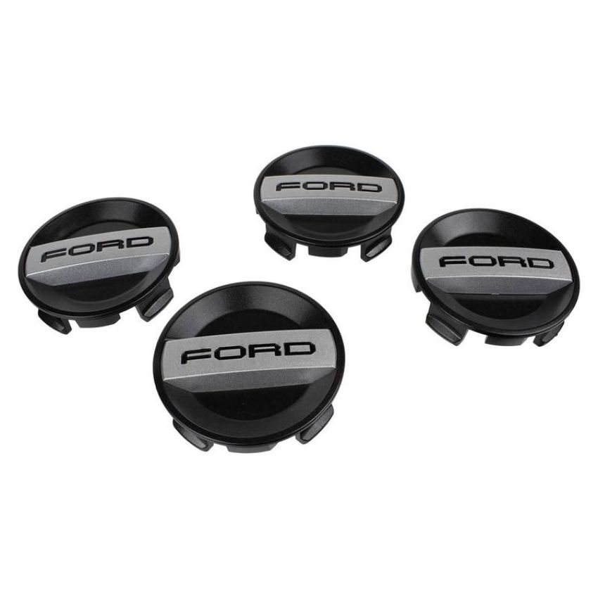 Ford Racing M-1096K-RA 2017-2020 F-150 Raptor/2019-2025 Ranger Wheel Center Cap Set