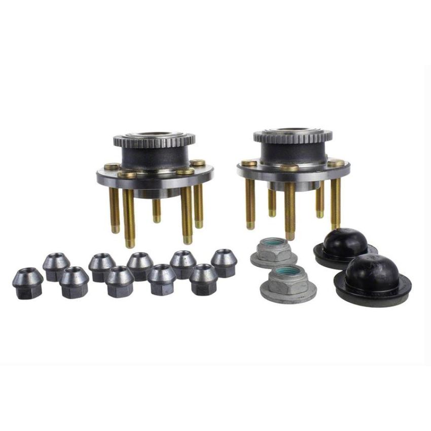 Ford Racing M-1104-AB 2015-2023 Mustang Front Wheel Hub Kit With Arp Studs