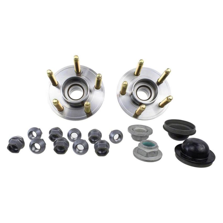 Ford Racing M-1104-AB 2015-2023 Mustang Front Wheel Hub Kit With Arp Studs