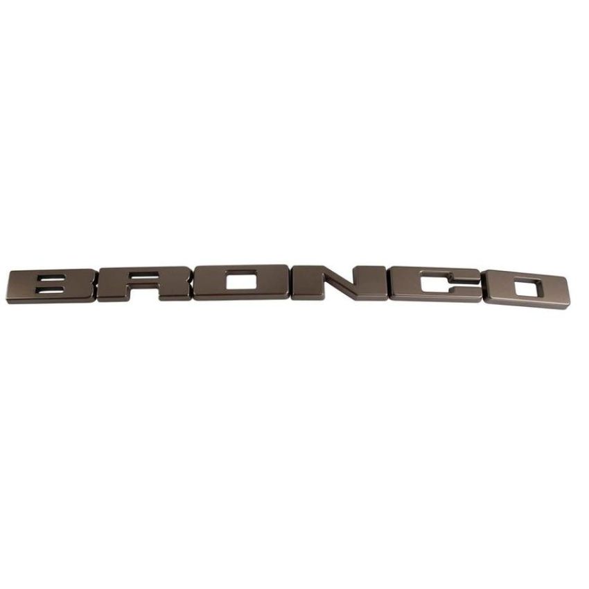 Ford Racing M-1447-BLBR 2021-2025 Bronco Grille Lettering Overlay Kit-Bronze