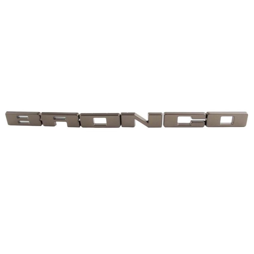 Ford Racing M-1447-BLBR 2021-2025 Bronco Grille Lettering Overlay Kit-Bronze