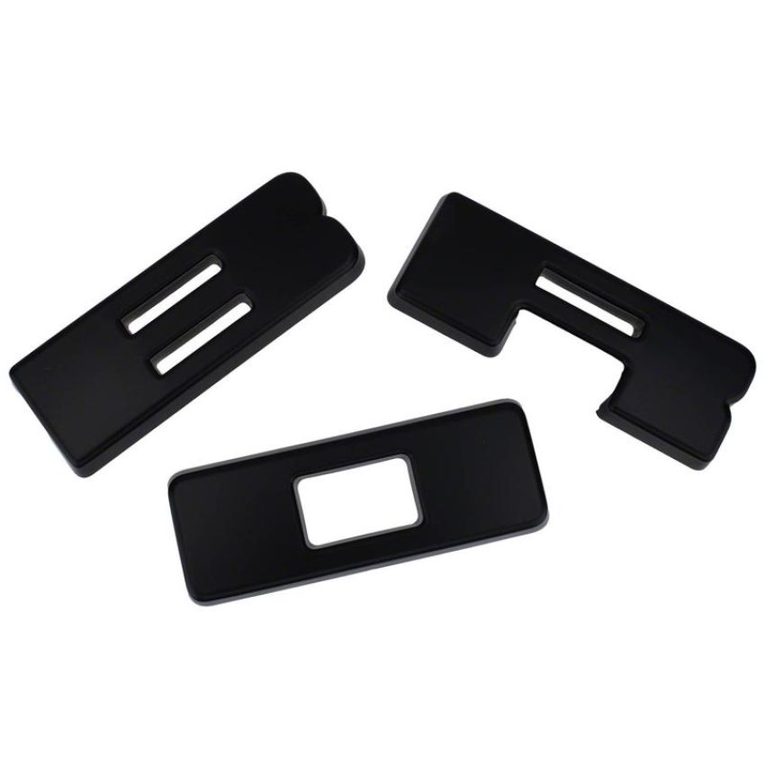 Ford Racing M-1447-BLMB 2021-2025 Bronco Grille Lettering Overlay Kit-Black