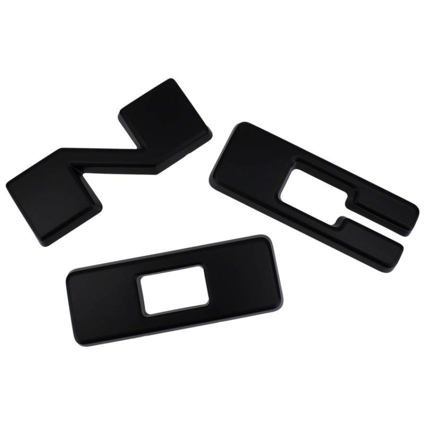 Ford Racing M-1447-BLMB 2021-2025 Bronco Grille Lettering Overlay Kit-Black
