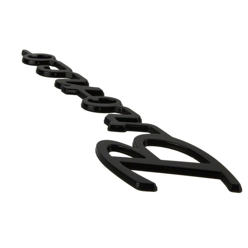 Ford Racing M-1447-BSGS 2021-2025 Bronco Classic Script Fender Badge Kit-Gloss Black