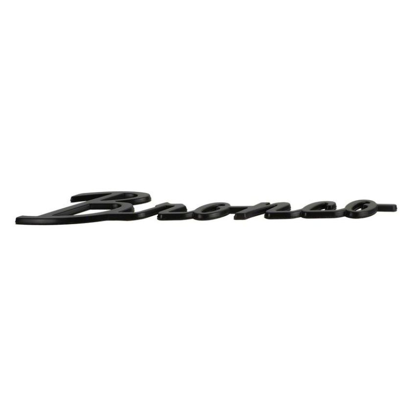 Ford Racing M-1447-BSMB 2021-2025 Bronco Classic Script Fender Badge Kit-Matte Black